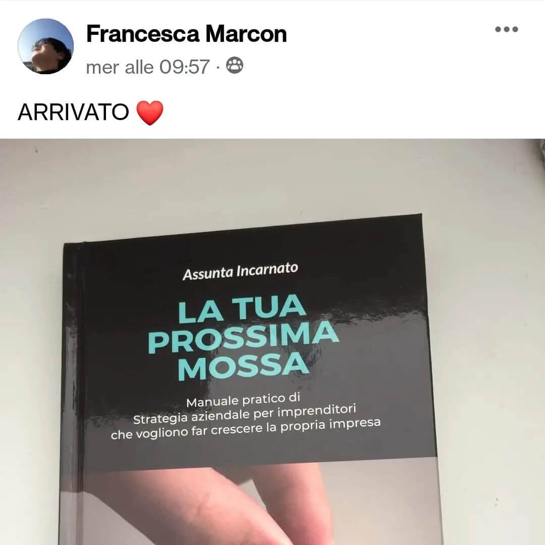 arrivo libro La tua prossima mossa